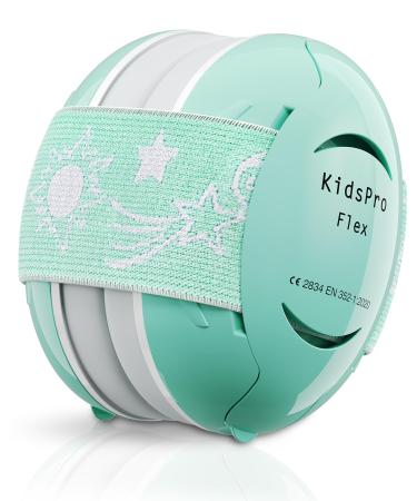 Senner Kidspro Flex |Capsulehear protection - hearing protection toddler - high -quality noise protection mini & flexible - baby earmiths ideal for everyday life parties & celebrations sports & music events turquoise