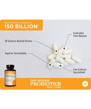 NatureWise Time Release Probiotics - Daily Care 60 Caplets for Digestive Health - Buy Online on SooperMarket.com
