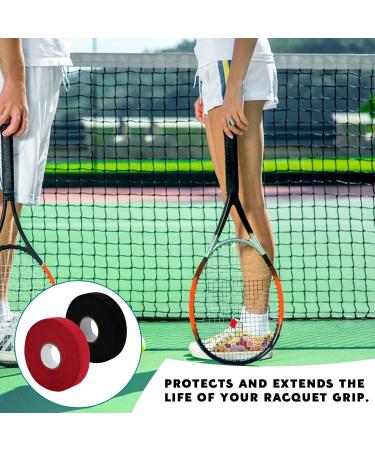 JORTMRD Ice Hockey Tape - Anti-Slip Handle Band for Hockey Sticks & Bats (2.5cm x 25m) - Black & Red - International Shipping Available - Buy Online on SooperMarket.com