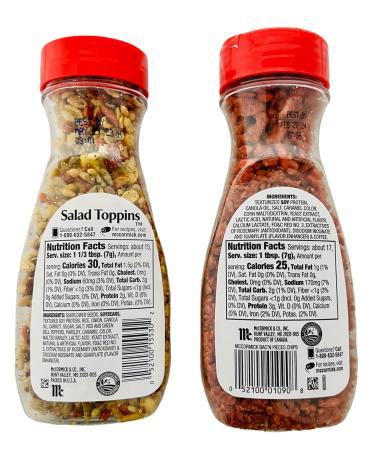 McCormick Crunchy Salad Toppings and Bacon Flavored Chips Bundle - Perfect for Salads, Baked Potatoes, and More! - Buy Online on SooperMarket.com