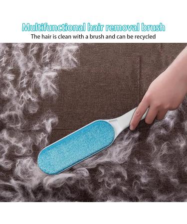 2 Pack Double Sided Furniture Lint Remover Brushes- Self Cleaning Pet Hair Cleaner for Sofa, Clothes, Carpet - Effective Hair Catcher Tool - Buy Online on SooperMarket.com