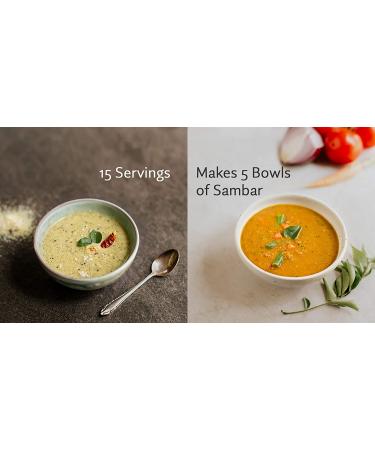 Inner Flame Instant Sambar and Coconut Chutney Combo Pack - Authentic Taste, Non-GMO, Gluten-Free, No Preservatives - Buy Online on SooperMarket.com