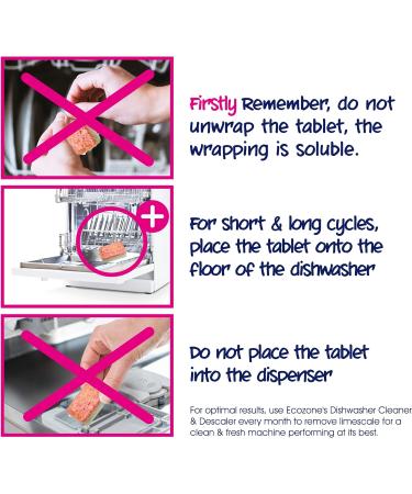 Ecozone Dishwasher Tablets (25 Tabs) - Powerful Cleaning Formula - Buy Online on SooperMarket.com