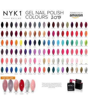 NYK1 GRAPHITE SPARKLE - Shellac Nail Polish Gel both UV and LED compatible - Buy Online on SooperMarket.com