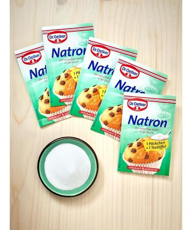 Buy Dr. Oetker Natron 8 Pack - Versatile Sodium Hydrogen Carbonate for Baking & Deacidifying - Vegan-Friendly International Shipping - Buy Online on SooperMarket.com