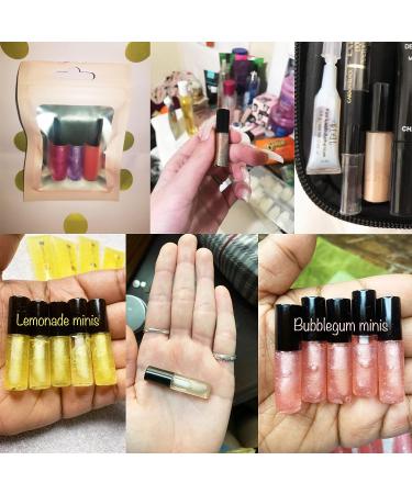 Honbay 10PCS Mini 1.2ml Clear Empty Lip Gloss Containers - Travel Size Lip Gloss Bottles for Samples and Balms - Buy Online on SooperMarket.com