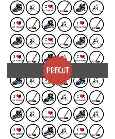 PRECUT Ice Hockey Cupcake Toppers Ice Hockey Theme Edible Cake Decorations Edible Ice Hockey Party Decorations Ice Hockey Cake Topper Ice Hockey Edible Cupcake Toppers (Pack of 12) - Buy Online on SooperMarket.com