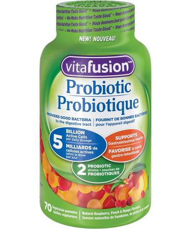 Vitafusion Probiotic Adult Gummies 2 Probiotic Strains & B12 Adult Vitamin Gummies 1000 Mcg Vitamin B12 Daily Dose Helps Metabolize Nutrients 140 Count 2 Month Supply Packaging May Vary Gummies + 1000 Mcg Vitamin B12 - Buy Online on SooperMarket.com