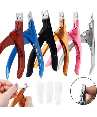 Professional Rustproof Nail Clippers for Acrylic Gel Nails - Black - Buy Online on SooperMarket.com