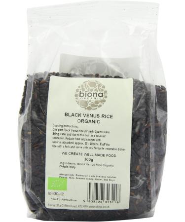 Biona Black Venus Rice Organic 500g (Pack of 2) 500 g (Pack of 2) - Buy Online on SooperMarket.com