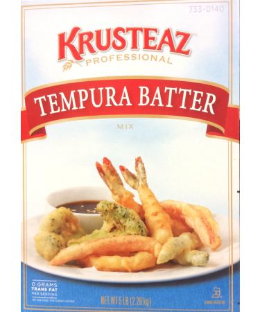 5 Pound Krusteaz Tempura Batter Mix Just Add Water No MSG Added Zero Grams Trans Fat Restaurant Quality