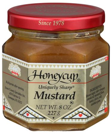 Honeycup Mustard, 8 oz 8 Ounce (Pack of 1)
