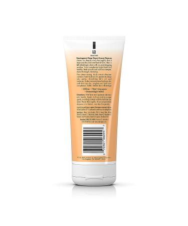 Neutrogena Deep Clean Daily Facial Cream Cleanser - 7 fl. oz | Beta Hydroxy Acid | Oil-Free & Non-Comedogenic - Buy Online on SooperMarket.com