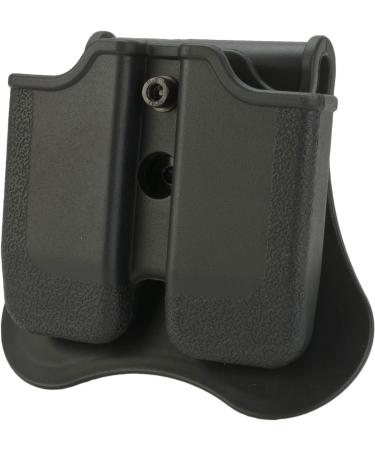 Evike Airsoft - Matrix Hardshell Adjustable Magazine Holster for 1911 Series Pistol Mags Black Belt Attachment