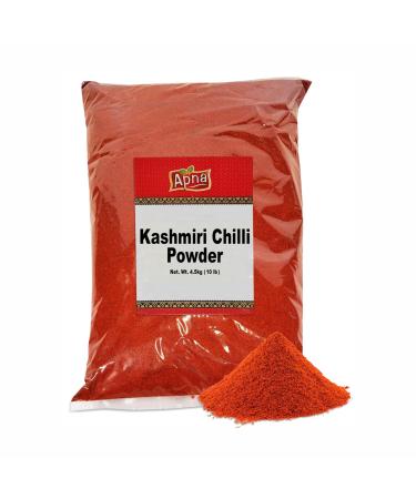 Apna Kashmiri Chili Powder 4.5 kg (10 lb) Deggi Mirch Powder (Chilli) Quality Natural Herbs and Spices for Cooking 100% Natural
