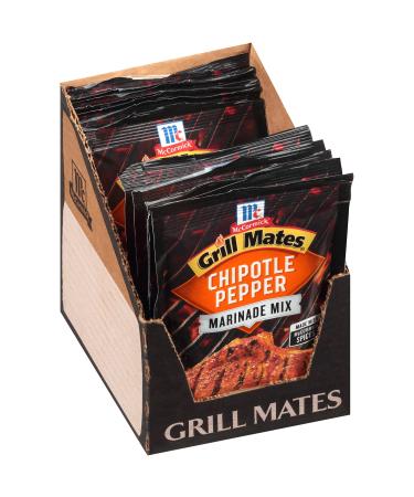 McCormick Grill Mates Chipotle Pepper Marinade Mix, 1.13 oz (Pack of 12) 1.13 Ounce (Pack of 12)