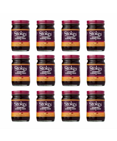 Stokes Cranberry & Orange Sauce with Ruby Port 215g - Pack of 12