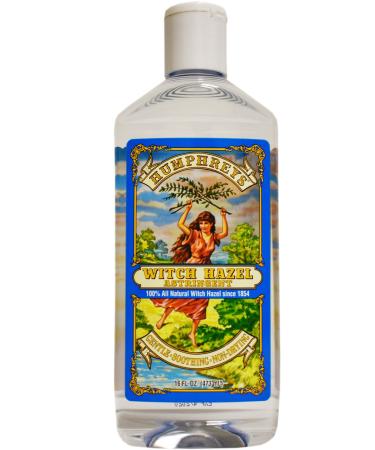 Humphrey's Witch Hazel Astringent 100% All Natural Witch Hazel 16 Ounce