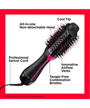REVLON One-Step Volumizer Hair Dryer & Hot Air Brush - Black - Buy Online on SooperMarket.com