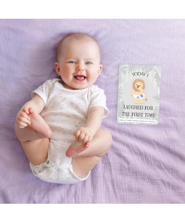 Baby Milestone Cards 57 Keepsake Moments | First Year Memories | Personalise | Unisex | Mum to be Gift | Baby ... - Buy Online on SooperMarket.com