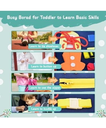 Azalee Busy Board - Montessori Dinosaur Activity Toy for Kids | Enhance Motor Skills & Basic Life Skills - Buy Online on SooperMarket.com