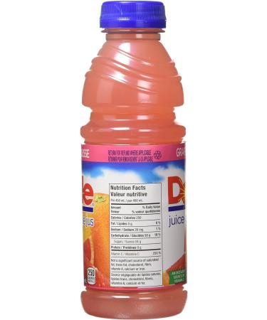 Dole Ruby Red Grapefruit Cocktail 12 Count Grapefruit 450 ml (Pack of 12) - Buy Online on SooperMarket.com