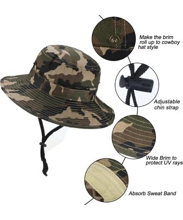 Eohak Sonnenhut f r Jungen Camouflage Fischhut faltbar 7 14 Jahre (Camo-1 56 cm) - Buy Online on SooperMarket.com