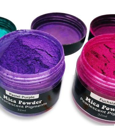 Pigment Powder for Epoxy Resin & Candle Making - Mica Powder for Bath Bomb & Soap Dye - Pearl Metallic Colorant for Resin Art - Buy Online on SooperMarket.com