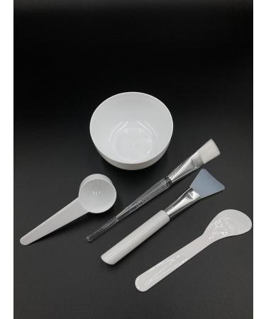 Face Mask Mixing Bowl Set - 5 in 1 DIY Facial Mask Tool Kit with Silicone Brush & Spatula | Perfect for Skincare Enthusiasts - Buy Online on SooperMarket.com