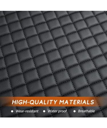 ZATOOTO Rear Car Seat Cover - Waterproof PU Leather Seat Mat for Back Seat Protection - Anti-Slip & Comfortable - Black - Buy Online on SooperMarket.com