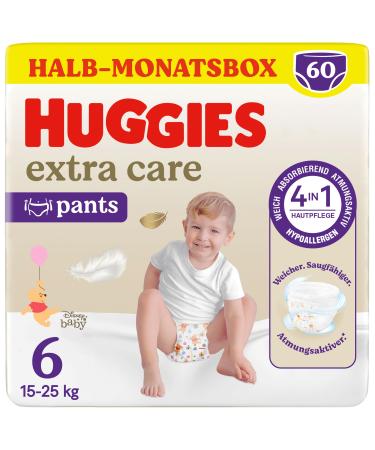 Huggies Extra Care Pants with Disney design size 6 60 diapers (2x30) half-month box