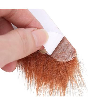 Mustaches Eyebrow Set Self Adhesive Fake Beard and Fake Eyebrow Set False Facial Hair Costume Accessory for Adults Brown - Buy Online on SooperMarket.com