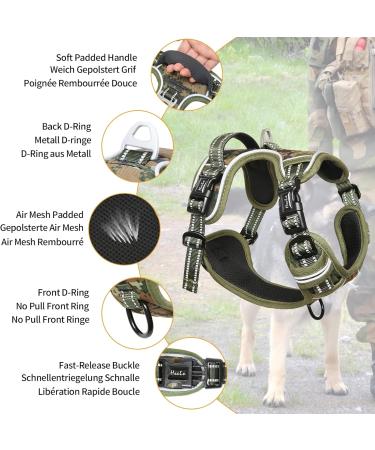 Shop Heele Dog Crockery & Harness for Small Dogs - Adjustable Front & Back Clips Perfect for Comfort & Style - Buy Online on SooperMarket.com