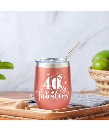 Yolidas 40th Birthday Gifts for Women Birthday Gifts for Her Gift Baskets Ideas for Her Mom Sister Female Friends Coworker Wife Girlfriend Daughter Unique Gifts for Women Pink-40th - Buy Online on SooperMarket.com