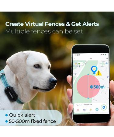 DOGNESS Waterproof GPS Tracker for Dogs and Cats - Live Tracking & Emergency Alerts - Size M - Buy Online on SooperMarket.com