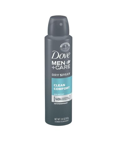 Dove Men+Care Dry Spray Antiperspirant Deodorant Clean Comfort 3.8 oz Clean Comfort 3.8 Ounce (Pack of 1) - Buy Online on SooperMarket.com