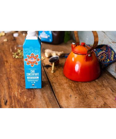 Bhakti Fair Trade Vegan Premium Chai Tea Concentrate 2-Pack - Original Flavor - 64 Fl Oz Total - Buy Online on SooperMarket.com
