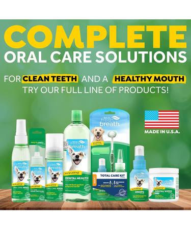 TropiClean Fresh Breath Oral Care Water Additive for Dogs - 33.8 fl oz - Dog Breath Freshener - Plaque & Tartar Defense - No Toothbrush Needed - Buy Online on SooperMarket.com