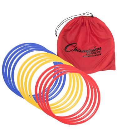 Champion Sports Speed Ring Set Yellow, One Size