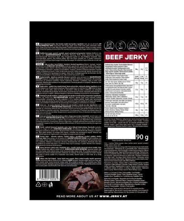 Indiana Beef Jerky - High Protein Dried Meat Snack | No Added Sugar | Salami Flavor 18g (10 x 90g) - International Shipping Available - Buy Online on SooperMarket.com