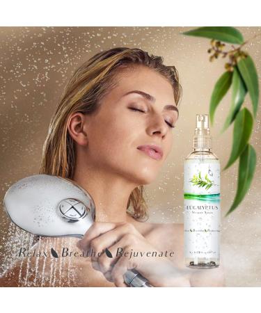 Luxury Eucalyptus Oil Steam Shower Spray - 8oz | Best Mist Essential Oil for Spa Rooms, Showers, and Baths - Buy Online on SooperMarket.com