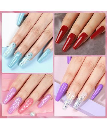 PEACECOLOR Gel Nail Kit 23Pcs Sets with 36W UV/LED Lamp - Professional Manicure Tools for Halloween Xmas - KAP0022 - Buy Online on SooperMarket.com