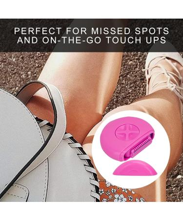 1 in 1 Women's Shaver - Portable Hair Trimmer & Manual Hair Remover (Rose Red) | Shop Internationally - Buy Online on SooperMarket.com