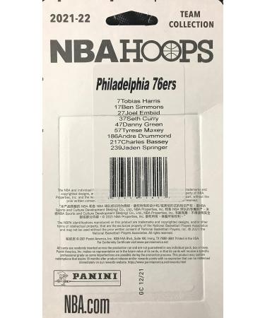 Philadelphia 76ers 2021-2022 Hoops Factory Sealed Team Set with Rookie Cards - Charles Bassey & Jaden Springer - Buy Online on SooperMarket.com