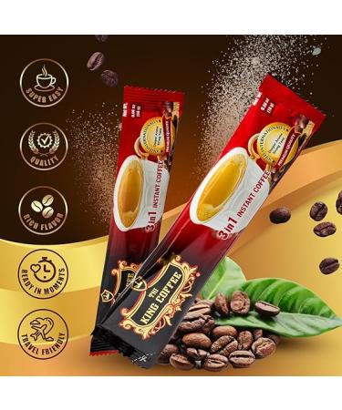 TNI King Coffee 3 in 1 Instant Vietnamese Coffee Sachet Sticks - 100 Packets - Buy Online on SooperMarket.com