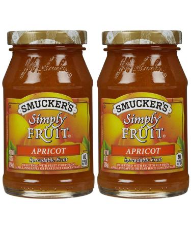 Smucker's Simply Fruit Spread - Apricot - 10 oz - 2 ct