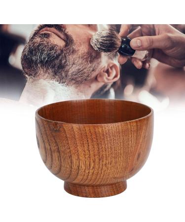 Premium Wooden Shaving Bowl Cup - Men's Grooming Tool for Foam & Soap | Perfect Gift for Fathers - Buy Online on SooperMarket.com