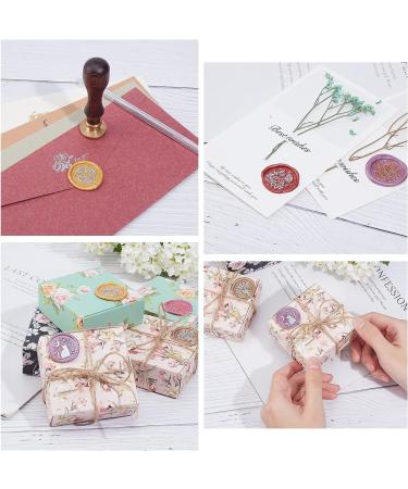 CRASPIRE Castle Wax Seal Stamp | Vintage Sealing Wax Stamp 30mm | Brass Head with Wooden Handle for Wedding Invitations & Parties - Buy Online on SooperMarket.com