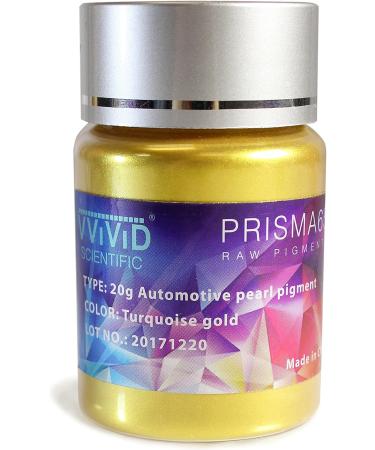 VViViD Prisma65 Raw Pigment Chrome Gold Metallic Pearl Powder - 20g Jar - Buy Online on SooperMarket.com