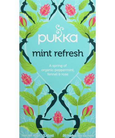 Pukka Teas Mint Refresh Tea 20 Tea Bags